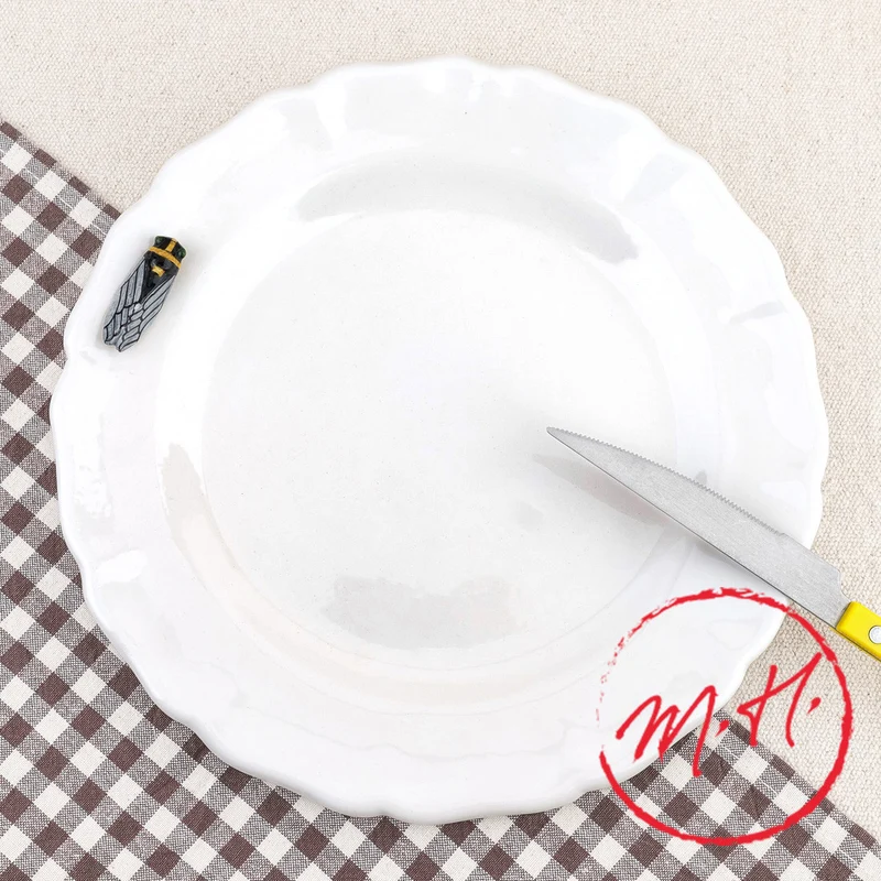 Assiette plate Cigale