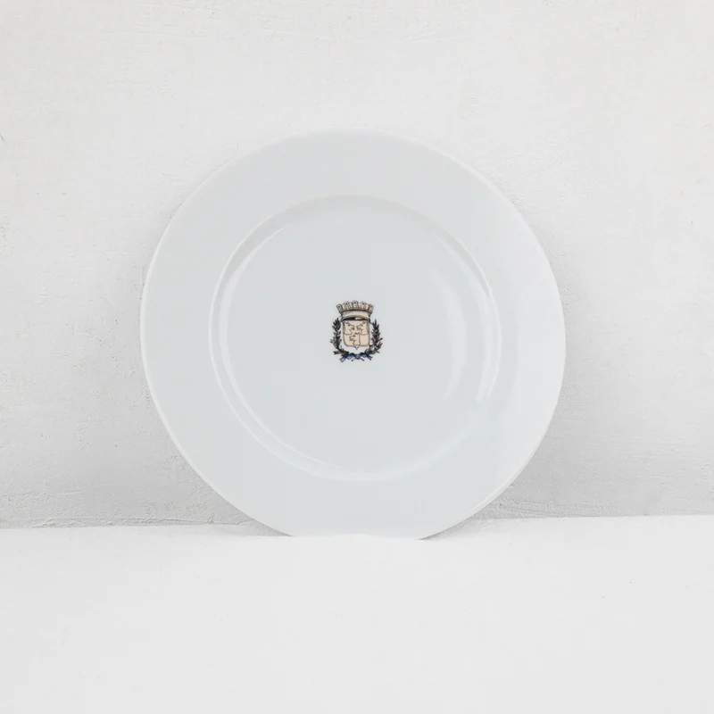 Assiette à dessert blanche Maison Empereur Ø20 cm