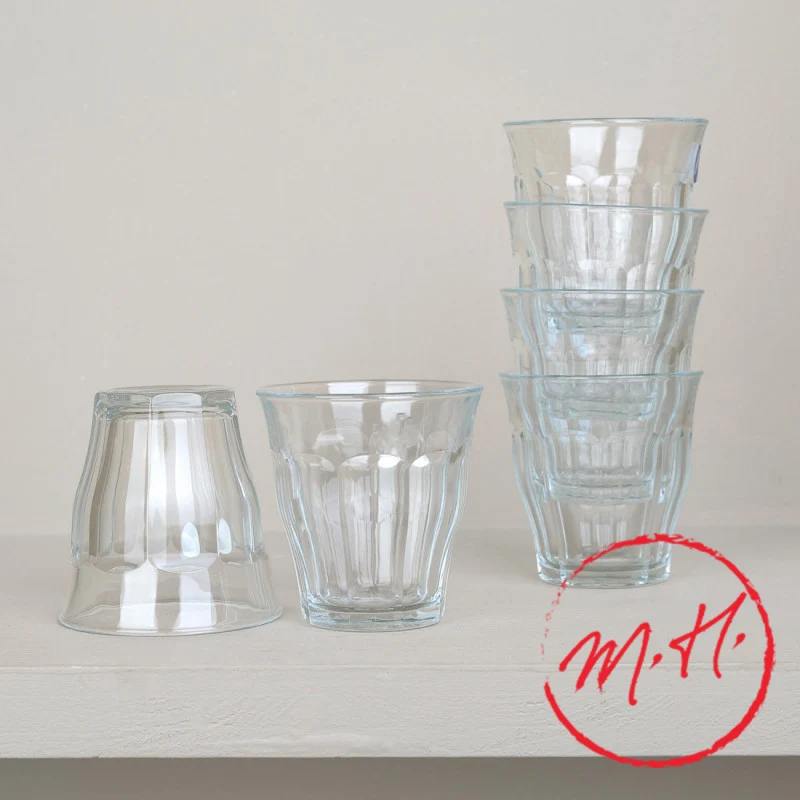 6 verres Duralex Picardie - transparent