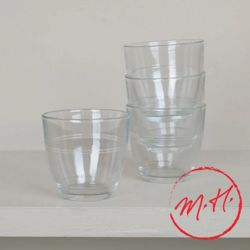 Lot de 6 gobelets Gigogne Duralex - transparent