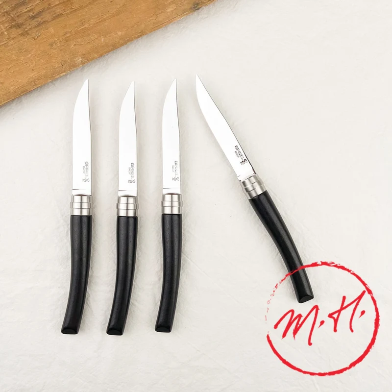 4 couteaux de table Opinel Chic manche ébène
