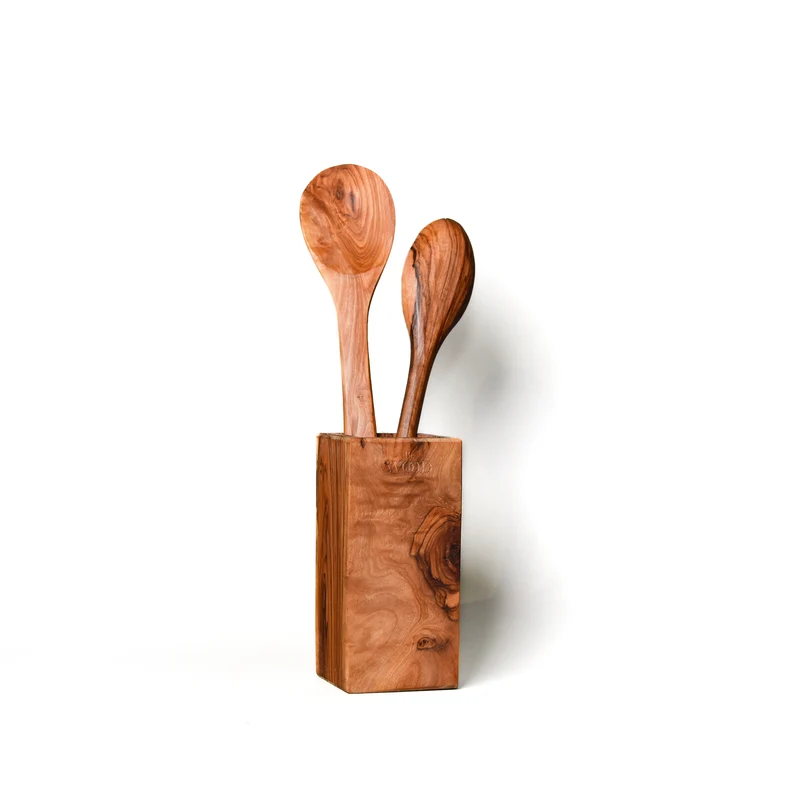 Portamestoli in Legno d'Ulivo BeWood