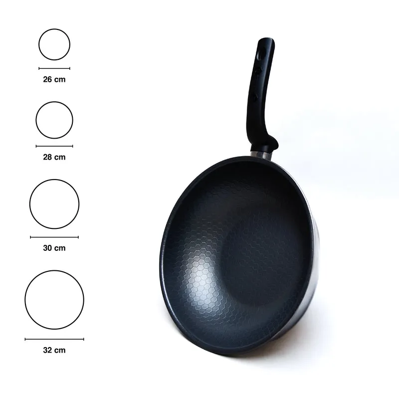 Wok in Acciaio Excalibur Nido d'Ape