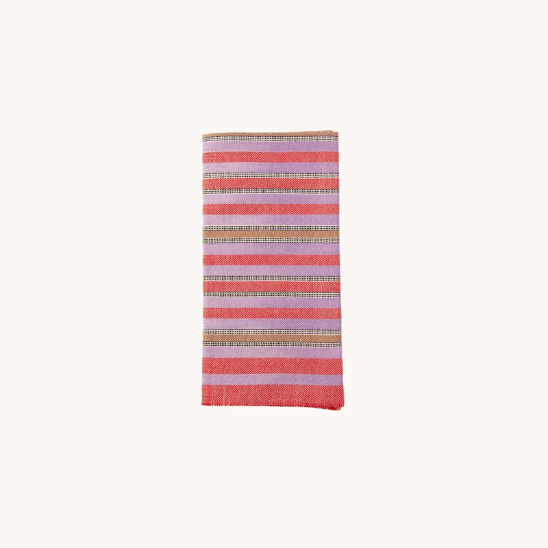 Kenya Handloom Cotton Napkins — Set of 4