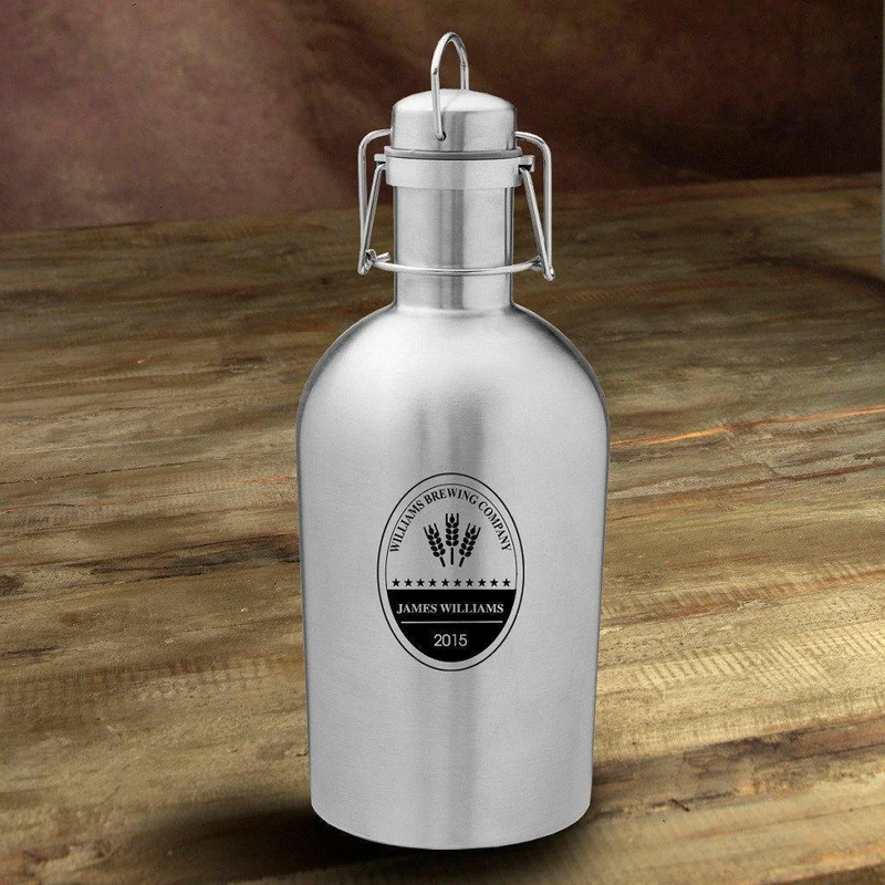 Brewing Company Personalized Stainless Steel Growler