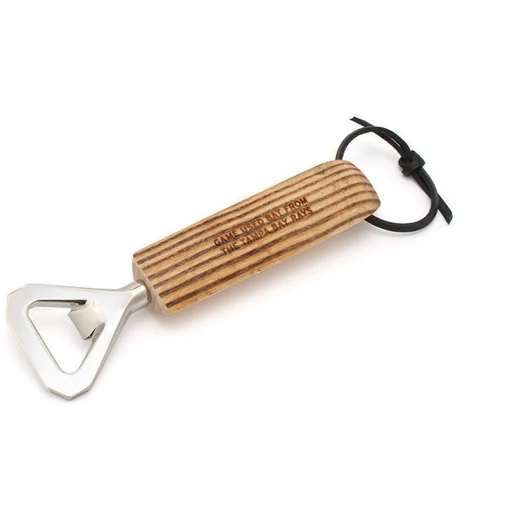 Tampa Bay Rays Game Used Baseball Bat Bottle Opener