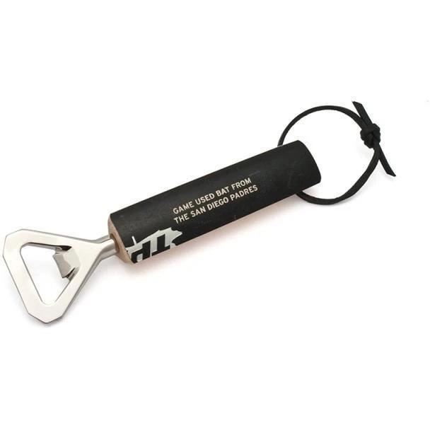 San Diego Padres Game Used Baseball Bat Bottle Opener