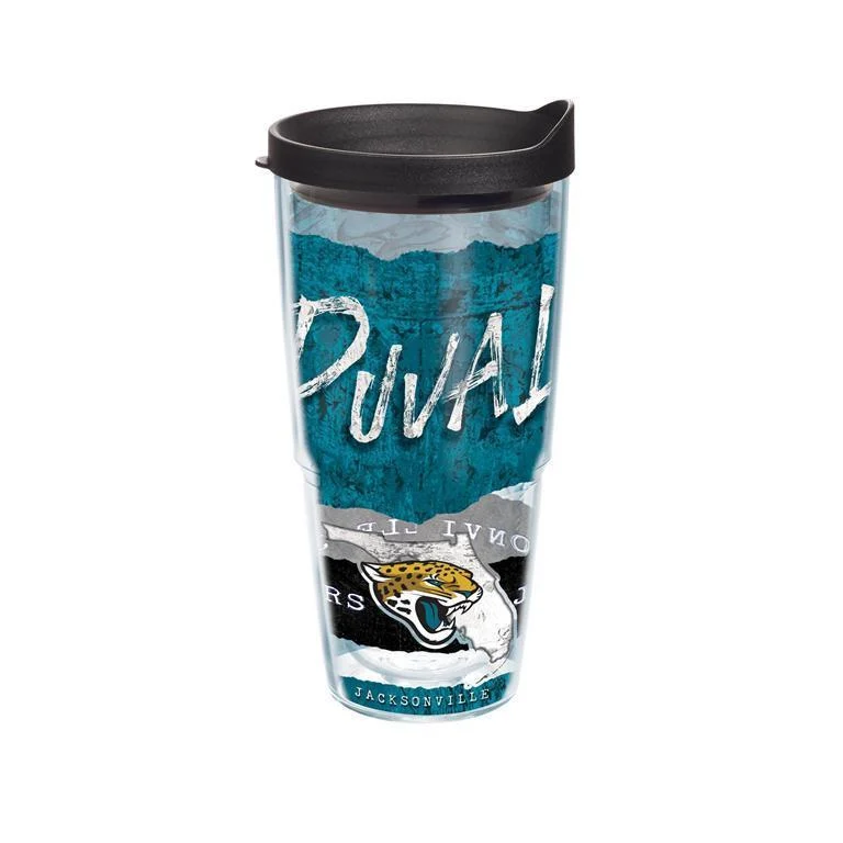 Jacksonville Jaguars Statement 24 oz. Tervis Tumbler with Lid - (Set of 2)