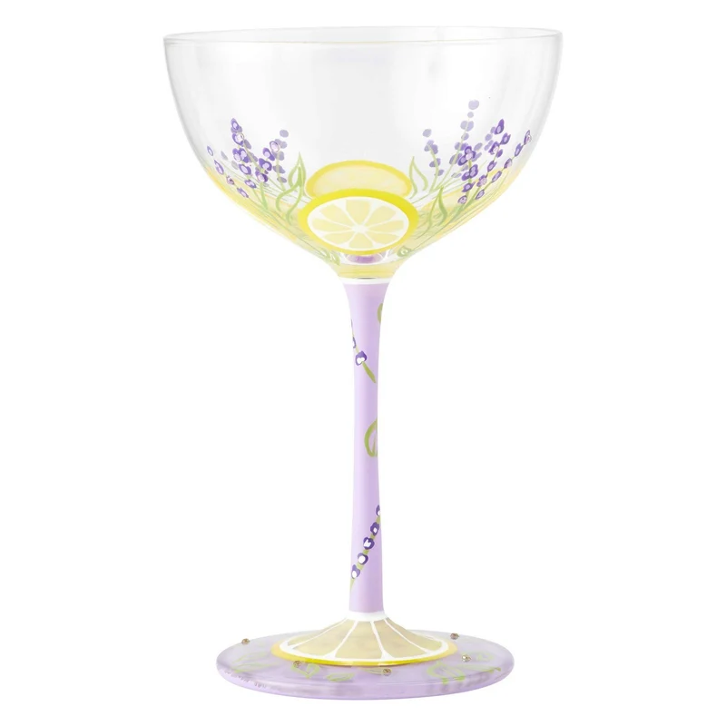 Lavender Lemonade Coupe Glass by Lolita