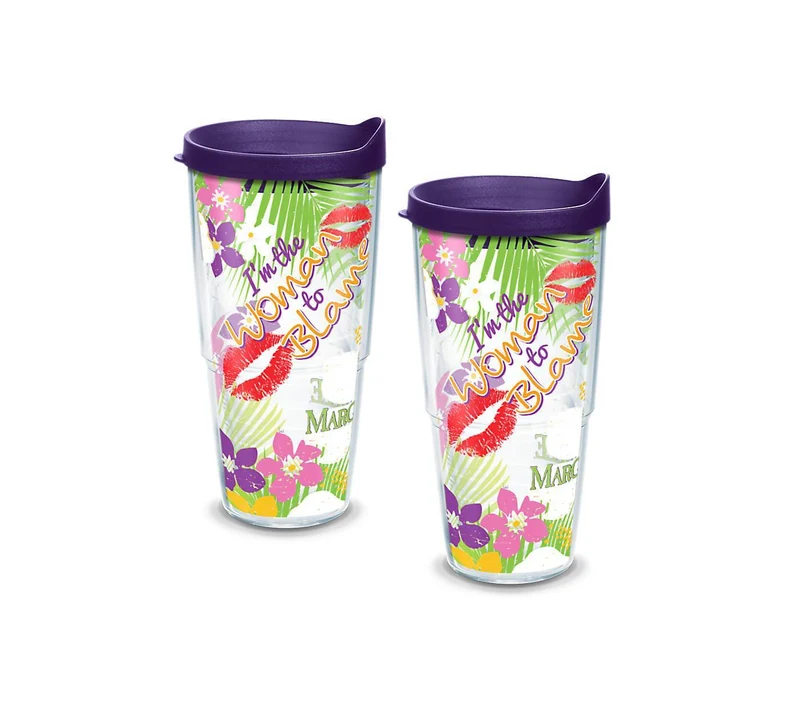 Woman to Blame 24 oz. Tervis Tumbler with Lid - (Set of 2)