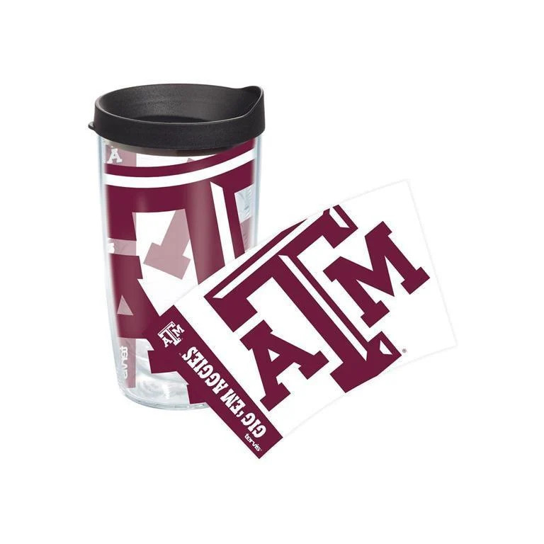 Texas A&M University Colossal 16 oz. Tervis Tumbler with Lid - (Set of 2)