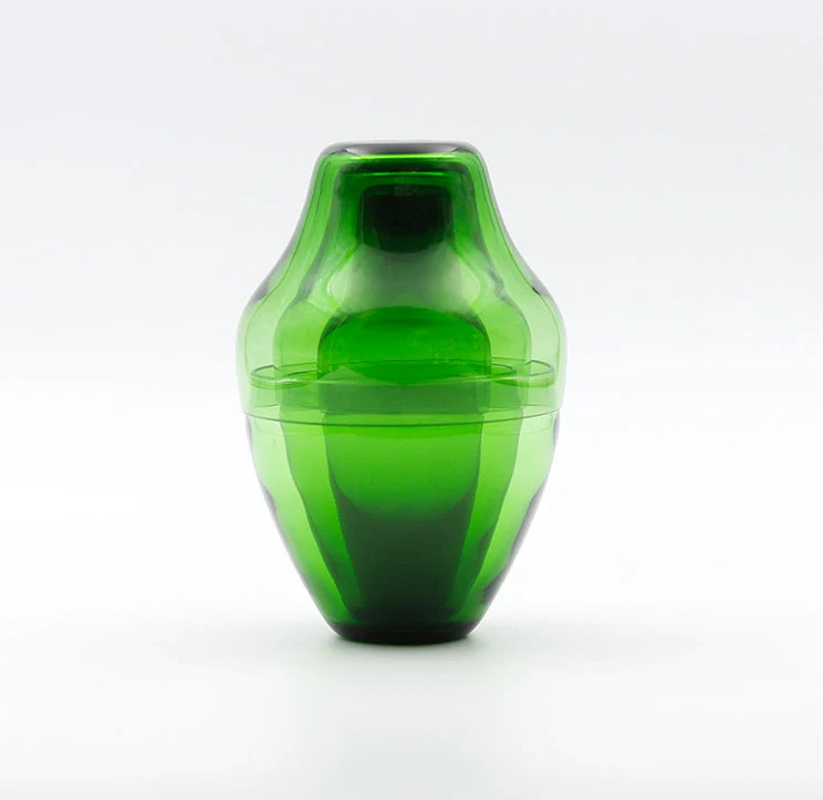 Babushka verte - ensemble de 6 verres ou coupes en verre