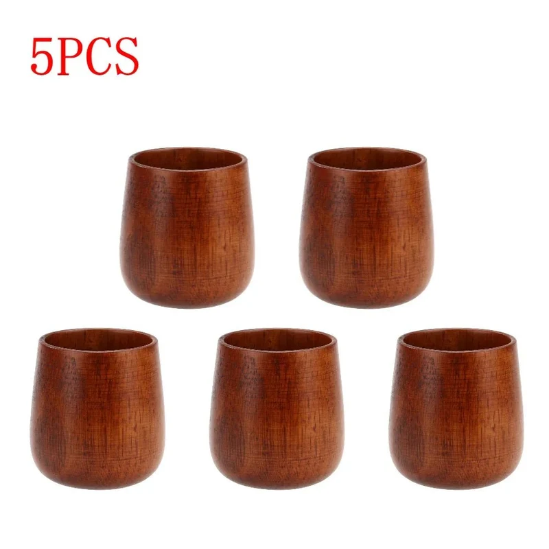 Petite Tasse Bois Jujube 8cm - Tasse Thé Lait Naturelle 90g