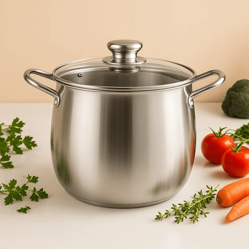 Marmite Inox 6L Grande Capacité - Tous Feux Induction Four
