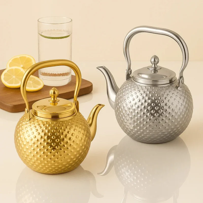 Théière Inox Élégante 1,5L - Design
