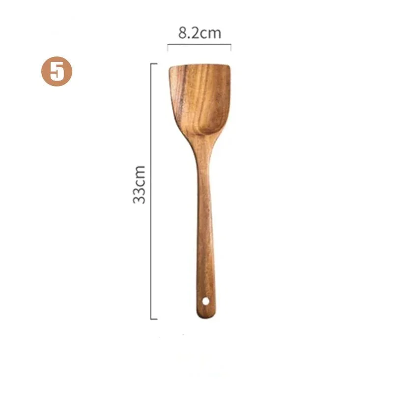 Cuillère Bois Naturel - Ustensile Cuisine Sain
