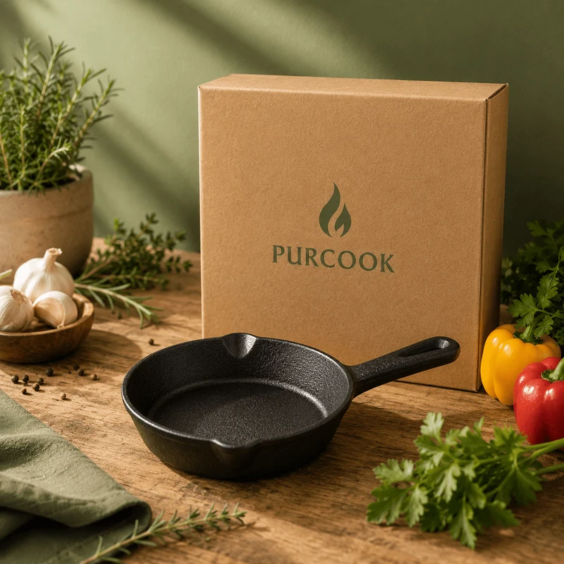 Poêle Fonte Mini 1 Personne - Cuisson Saine