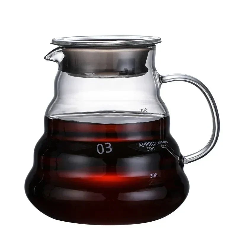 Cafetière Verre Borosilicate Forme Nuage - Bouilloire Design Unique