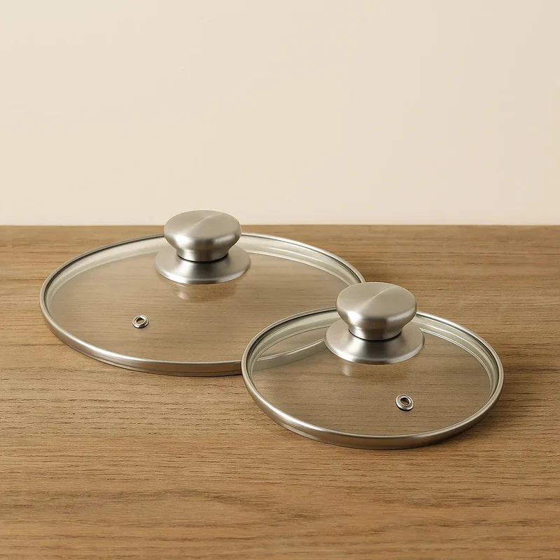 Couvercle Verre Universel - Compatible Inox Fonte Tous Feux