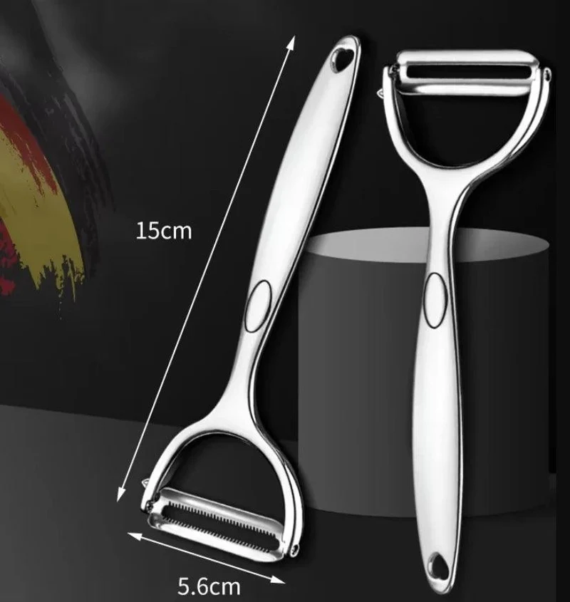 Économe Éplucheur Inox - Lame Ultra Affûtée Ergonomique