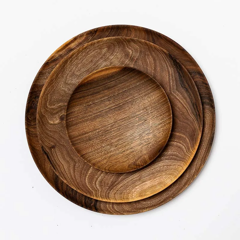 Assiette Noyer