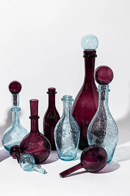 Bouteille Ventrue en verre 40 cm