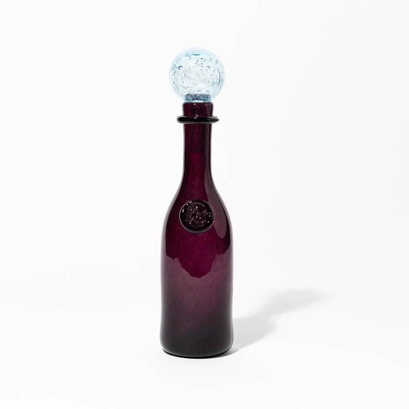 Bouteille Etroite Amethyste 25 cm