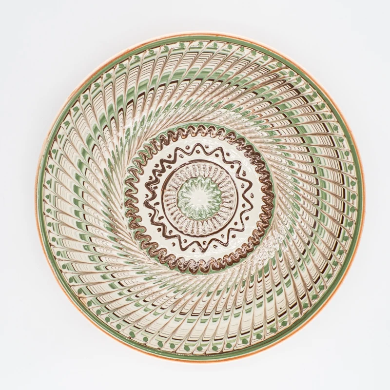Assiette traditionnelle de Horezu - 25 cm