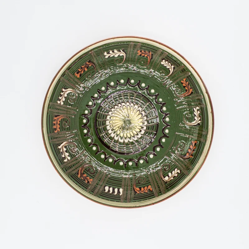 Assiette traditionnelle de Horezu - 21 cm