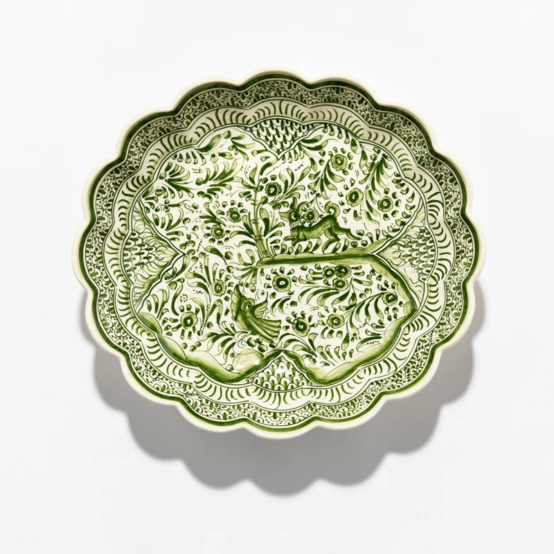 Saladier Plat vert