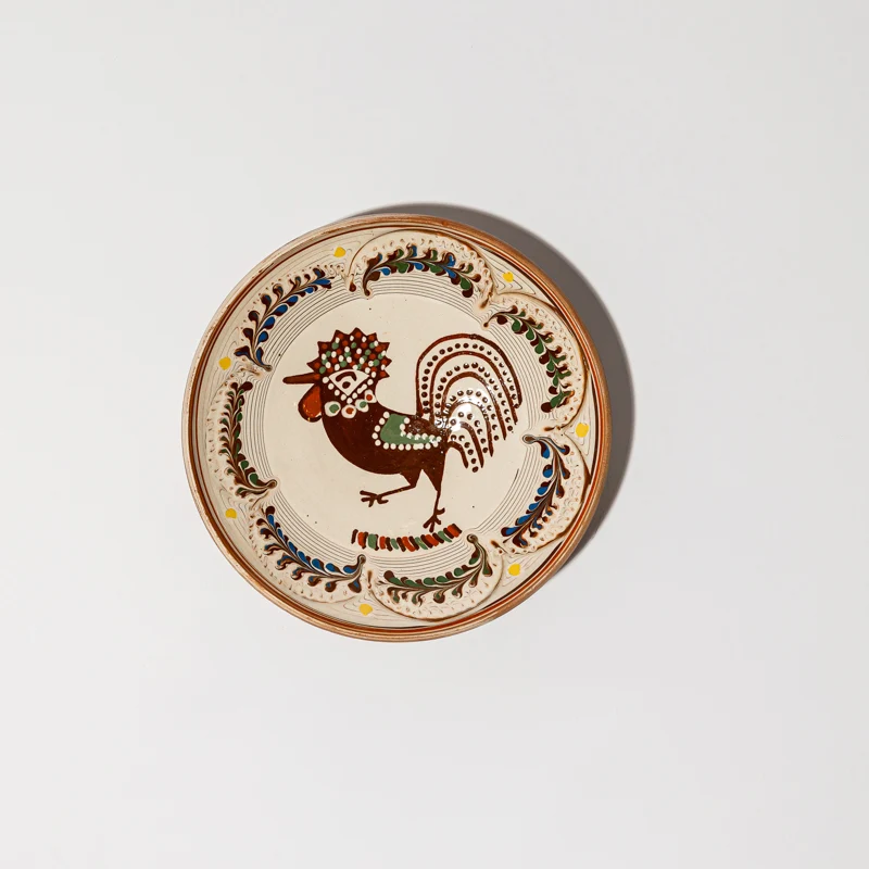 Assiettes Arbres - Feuilles - Coq ou Oiseaux 26 cm