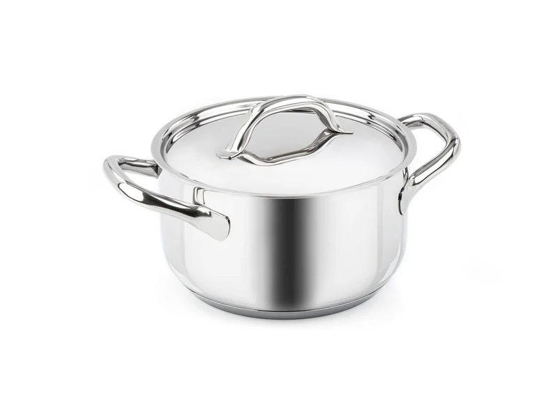 BARAZZONI Kochtopf CHEF LINE Edelstahl 16 cm mit Deckel 1,5 L