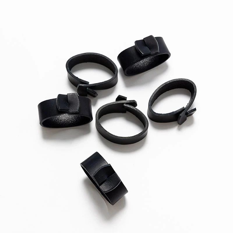 Rond de serviette en cuir