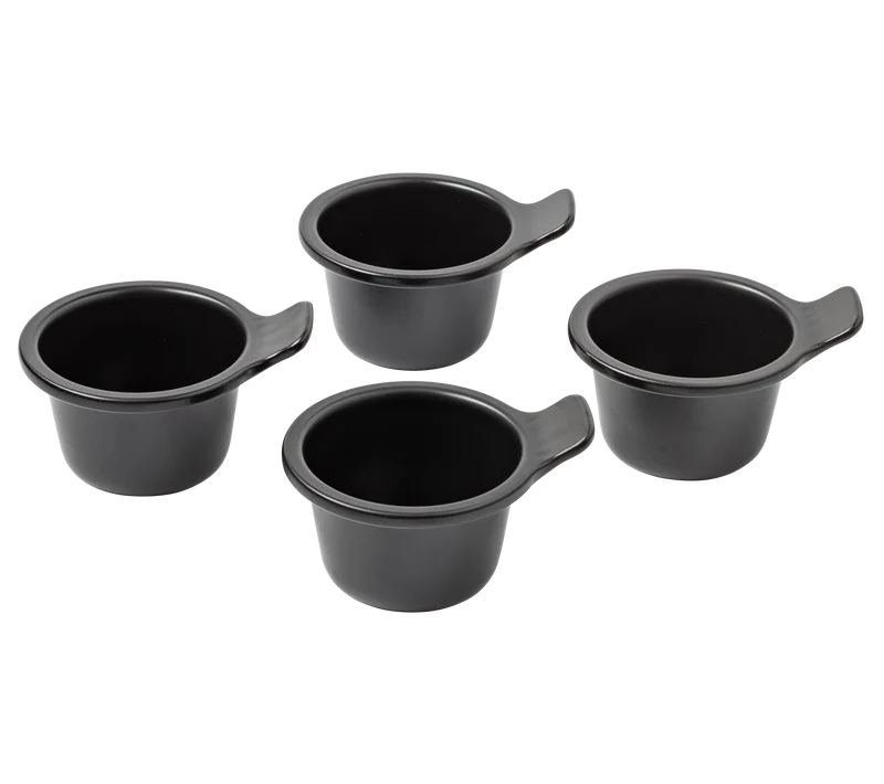 Lot de 4 moules à muffins pour air fryer en métal