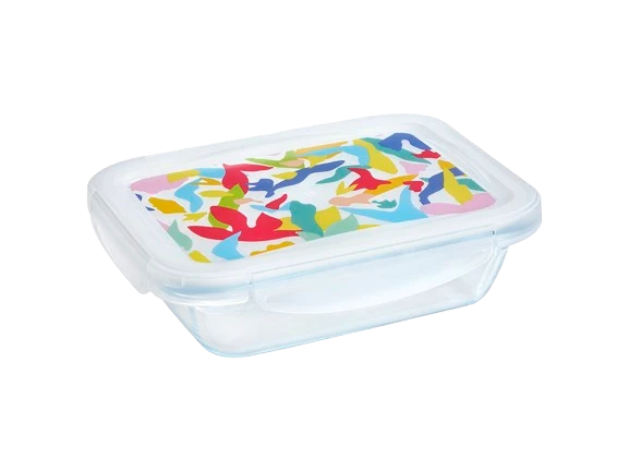 [Edition Limitée] Cook&Go - Boîte de conservation rectangulaire en verre hermétique