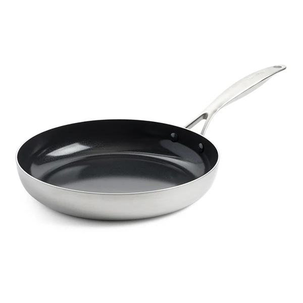 Poêle inox antiadhésive 28 cm Geneva Green pan
