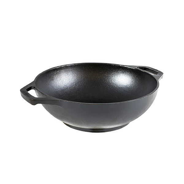 Wok en fonte naturelle 23 cm Lodge
