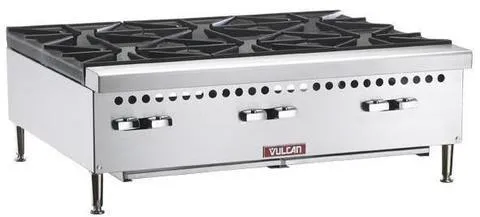 Vulcan 36" 6 Burner Gas Hotplate