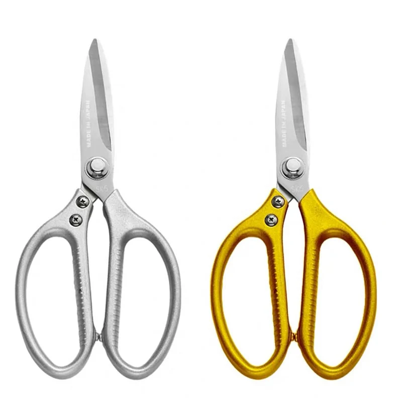 Professional Stainless steel Kitchen Scissors with aluminum alloy handle (sk-5)
