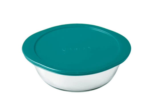 Plat rond en verre avec couvercle - Cook & Store
