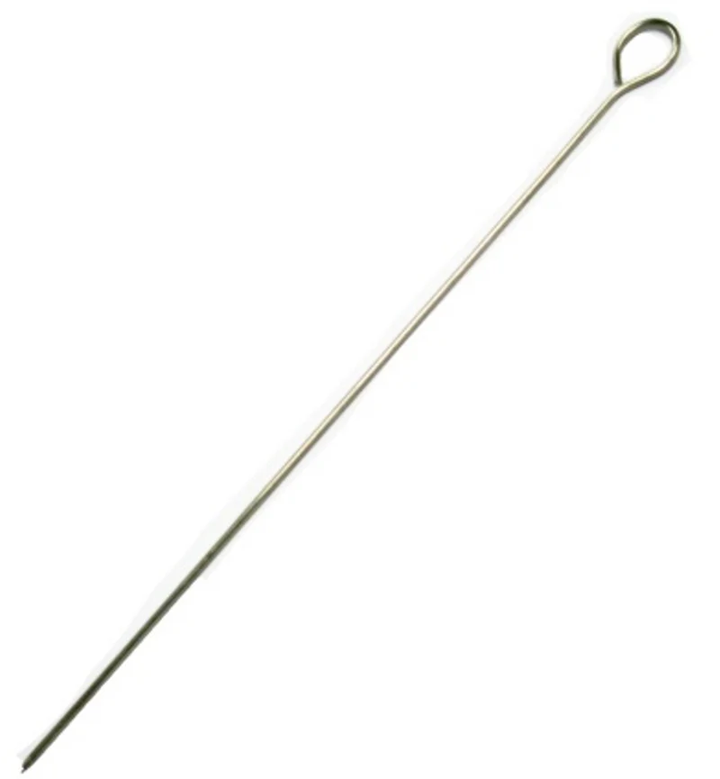 CHEFCO,SK-15,Stainless Steel Skewer with Circular Handle -15cm/5.9", 12pcs/pack