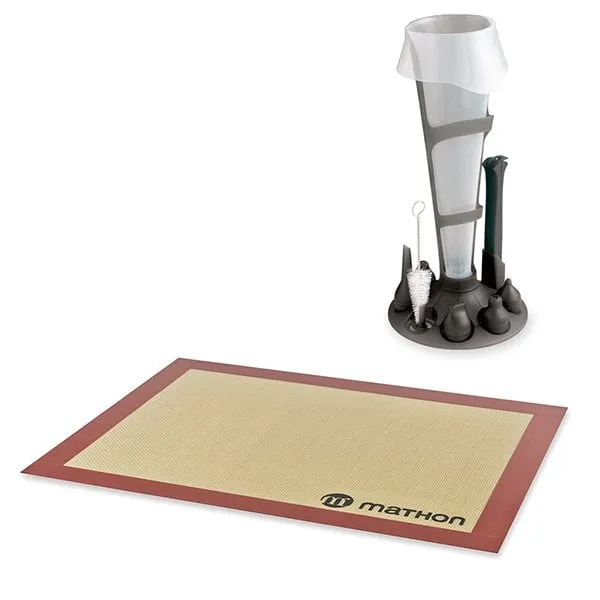 Lot Poche à douille et Tapis de cuisson professionnel