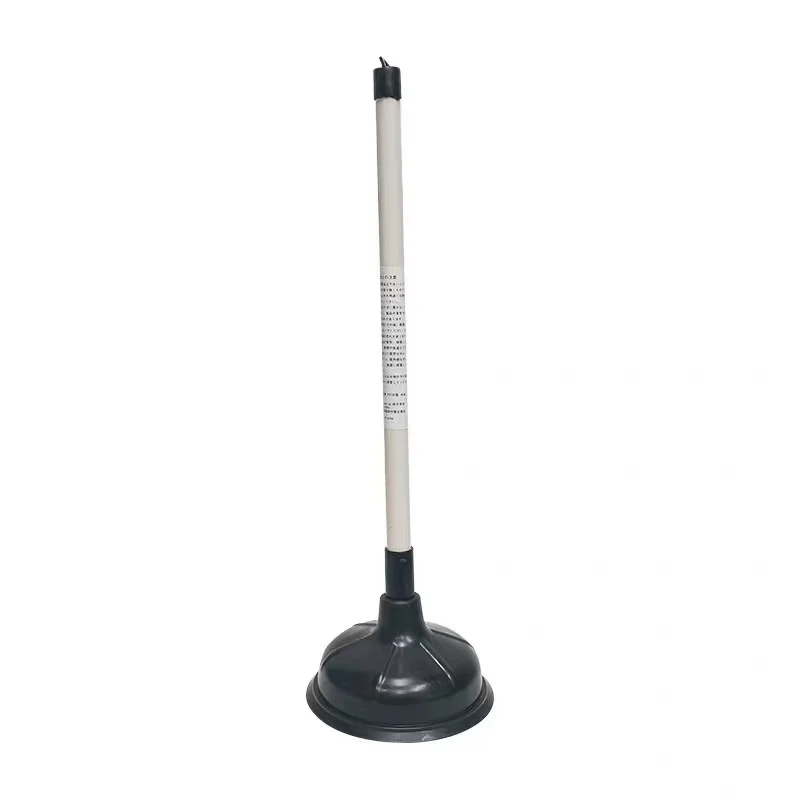 CHEFCO,I-2401,Black Rubber Toilet Plumber with 17" L Plastic Handle