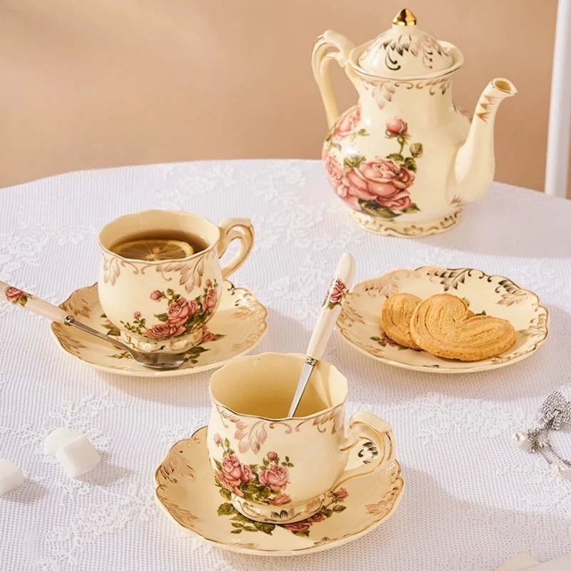 Service à thé Anglais en Porcelaine Set complet - Lady Eloise