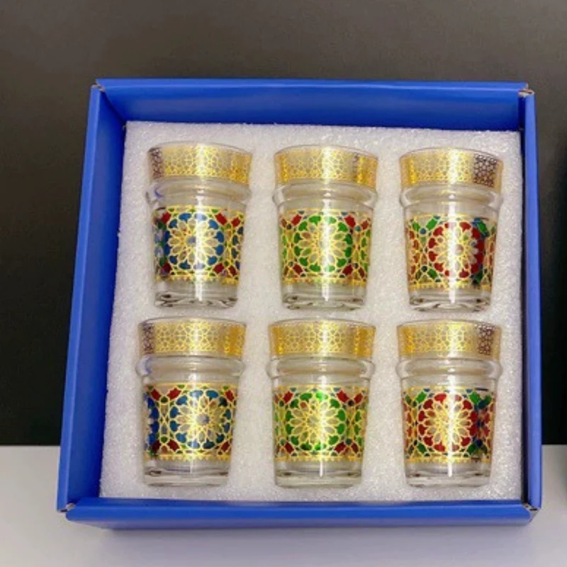Verres Marocains Andalous – Coffret 6 pièces