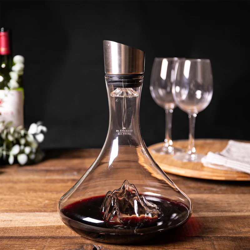 Carafe à vin TOPOGRAPHIC : Mont Everest - Alaskan Maker