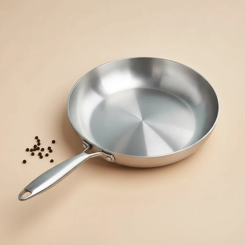 Poêle inox 18/10 - 24 cm