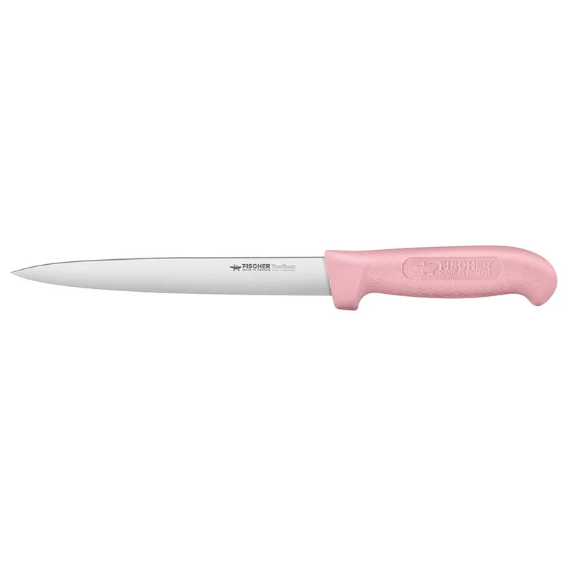 Couteau Dénerver Flexible 20cm Rose - FISCHER