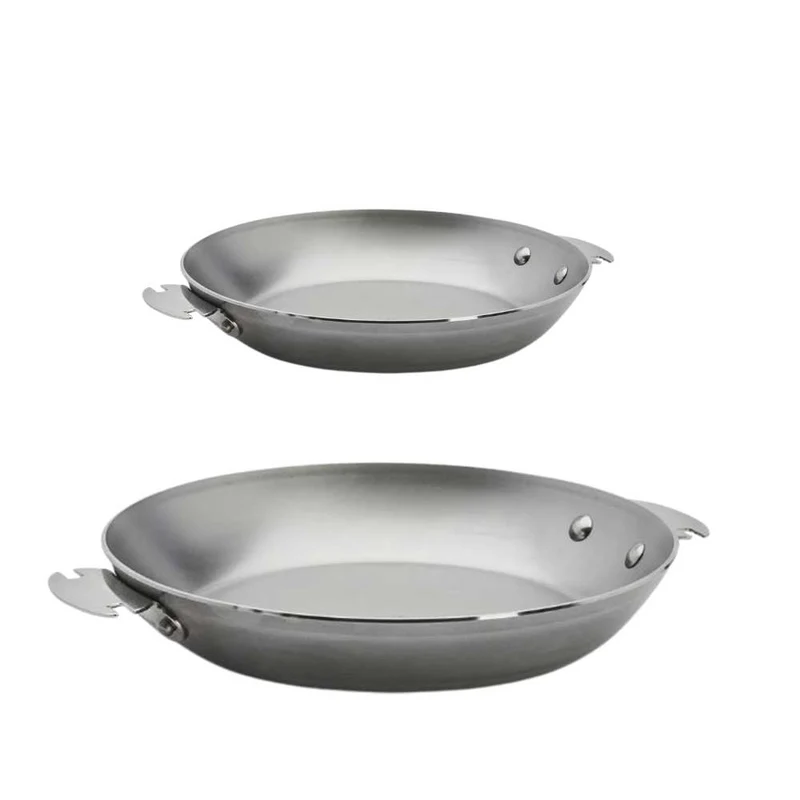 Lot 2 Poêles acier MINERAL B LOQY 24cm et 28cm - DE BUYER