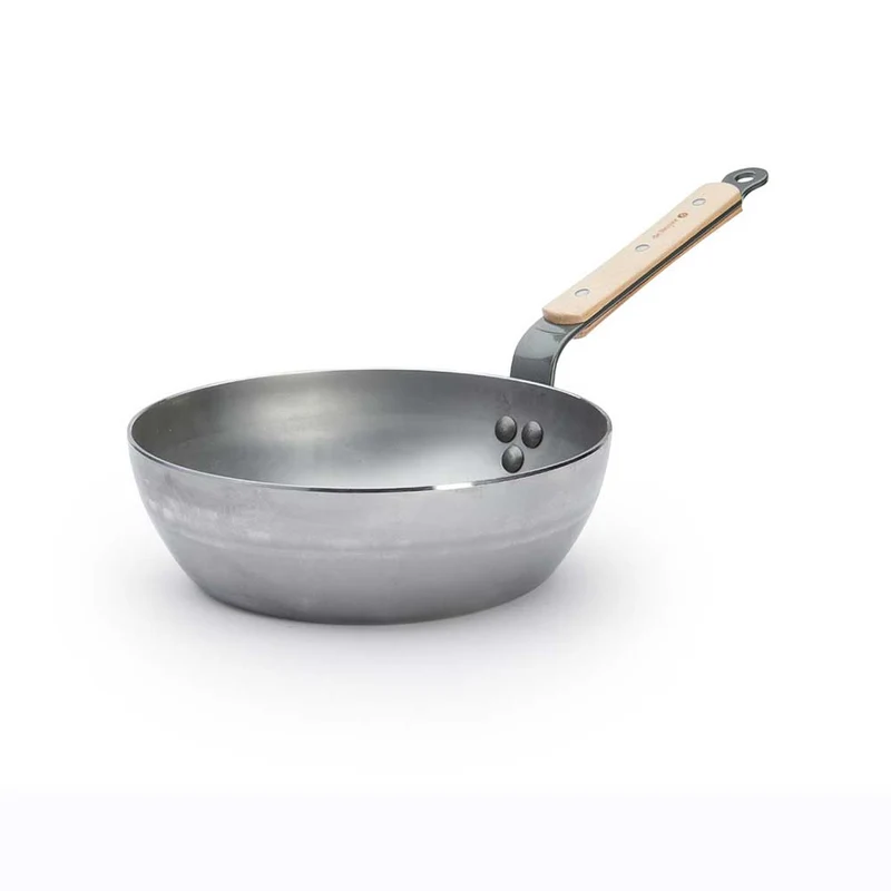 Sauteuse paysanne en acier MINERAL B BOIS 24 cm - DE BUYER